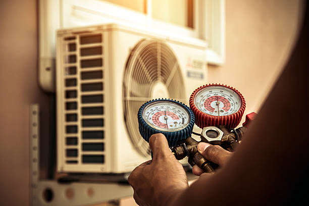 Professional Hvac technician working in Rochester, NY